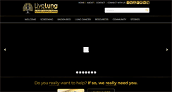 Desktop Screenshot of livelung.org